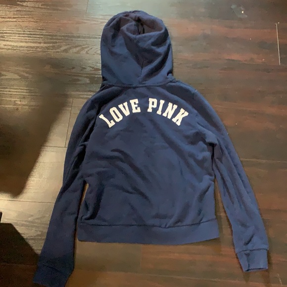 Size large Pink hoodie with zipper - Picture 3 of 3